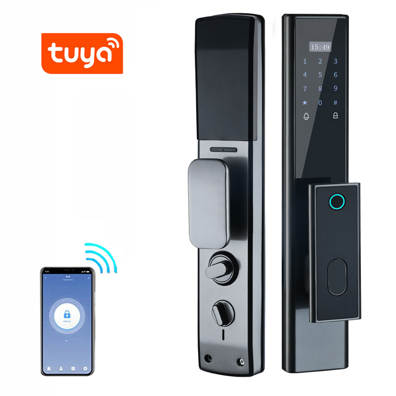 SDL 022 Smart House Nfc Fingerprint Door Bell Face Recognition Smart Door Lock With Camera