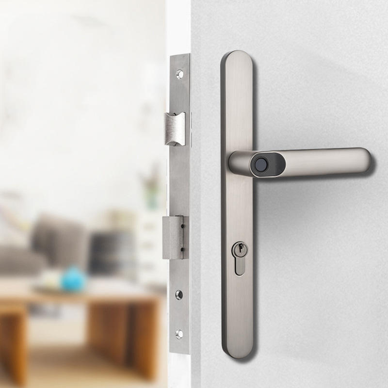 SDL045 Home High quality Indoor simple intelligent password anti-theft key aluminum fingerprint door