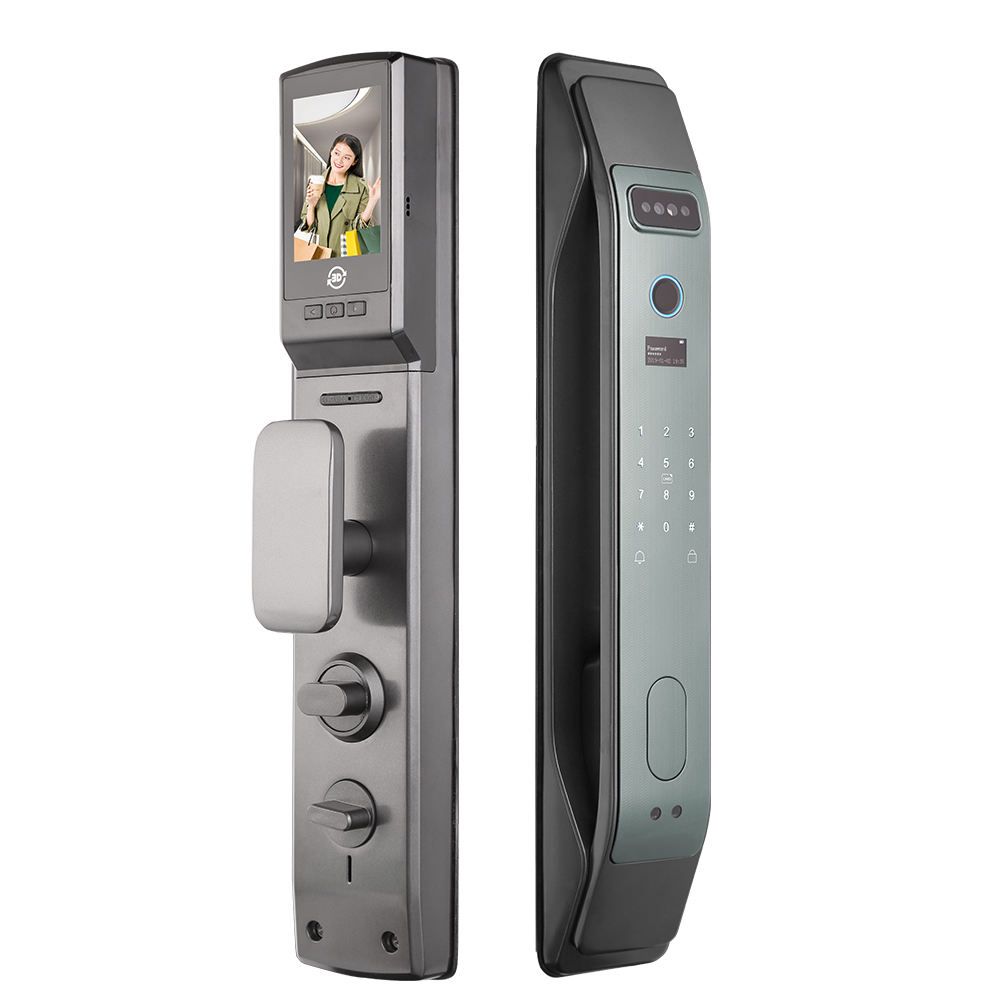 SDL 060 Smart Lock 3D Face Recognition Face ID Work With WIFI APP Remote Unlock Capture Photo Door L