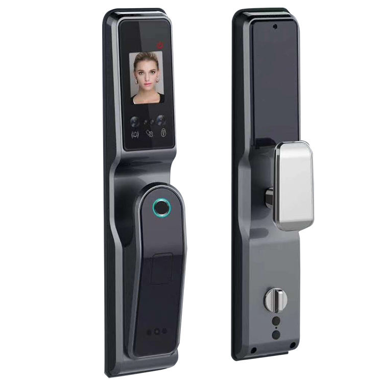 LVDL 019 Automatic face recognition door Fingerprint rfid Card Wifi APP security smart biometric doo